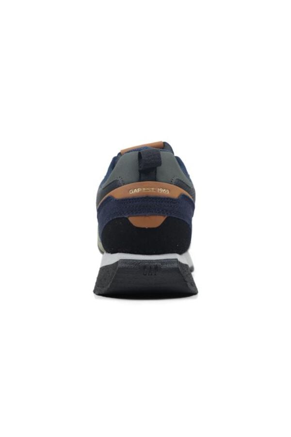GAP Sapatilhas efeito pele e croute com logo branco