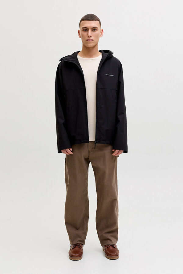 Jack & Jones T-shirt slim fit em algod&atilde;o com logo &iacute;cone cinzento