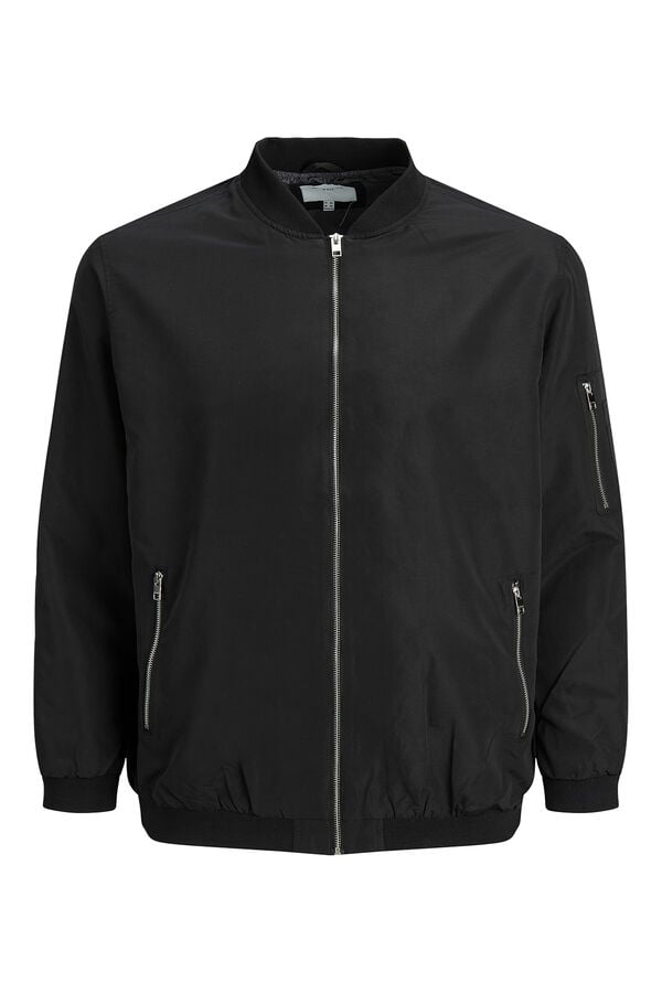 Jack & Jones PLUS Lightweight bomber jacket black