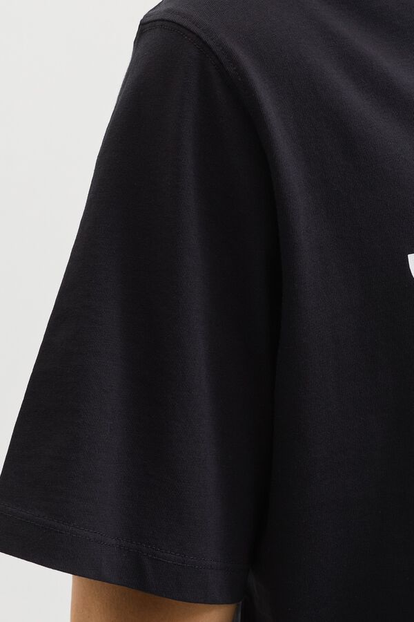 Jack & Jones T-shirt de manga curta com logo cinzento