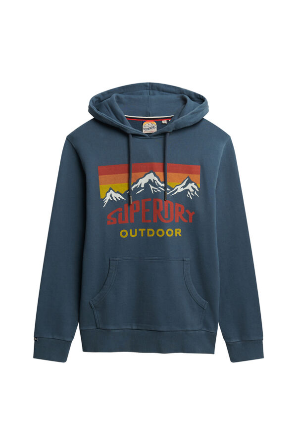 Superdry ajuste com Sweatshirt azul
