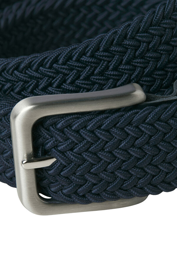 Jack & Jones Cinturón trenzado elástico azul