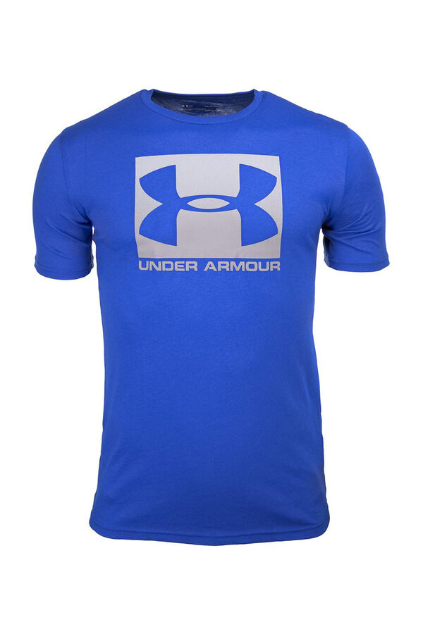 Springfield T-shirt manga curta estampado Under Armour  azul