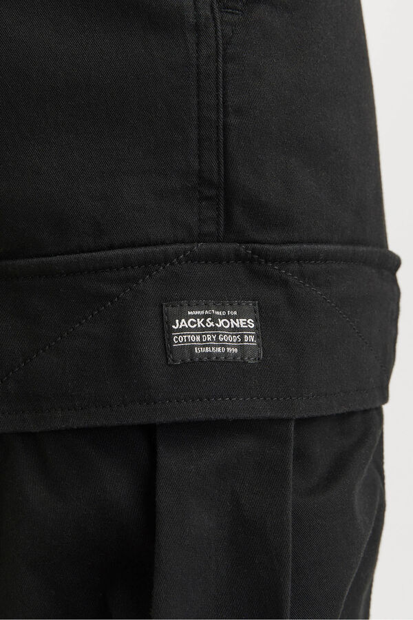 Jack & Jones Calça cargo com ajuste relaxado  preto