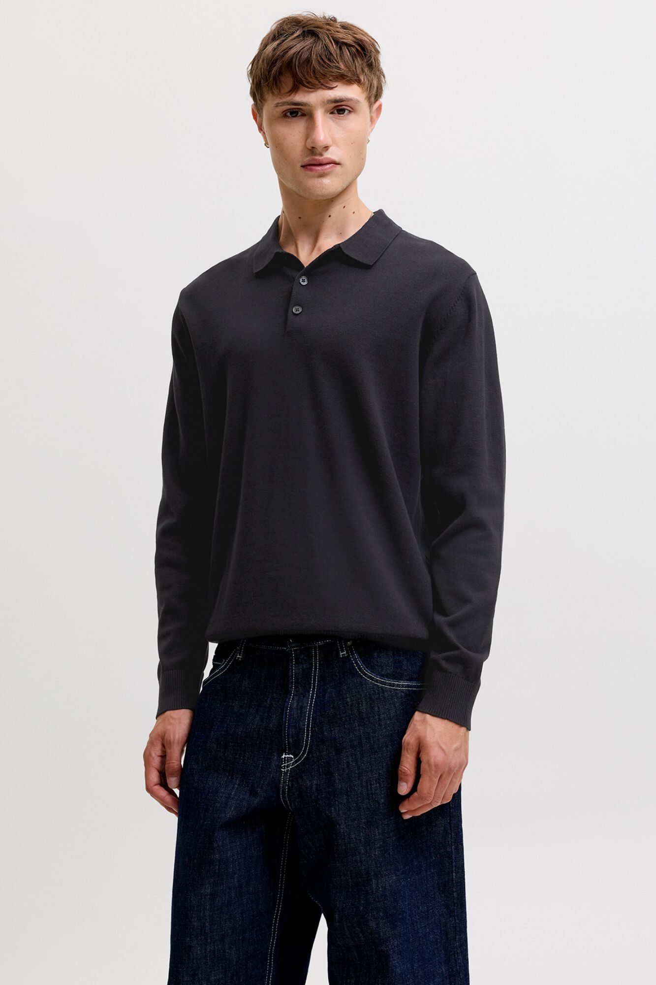 Jack & Jones Polo de malha 100% algod&atilde;o