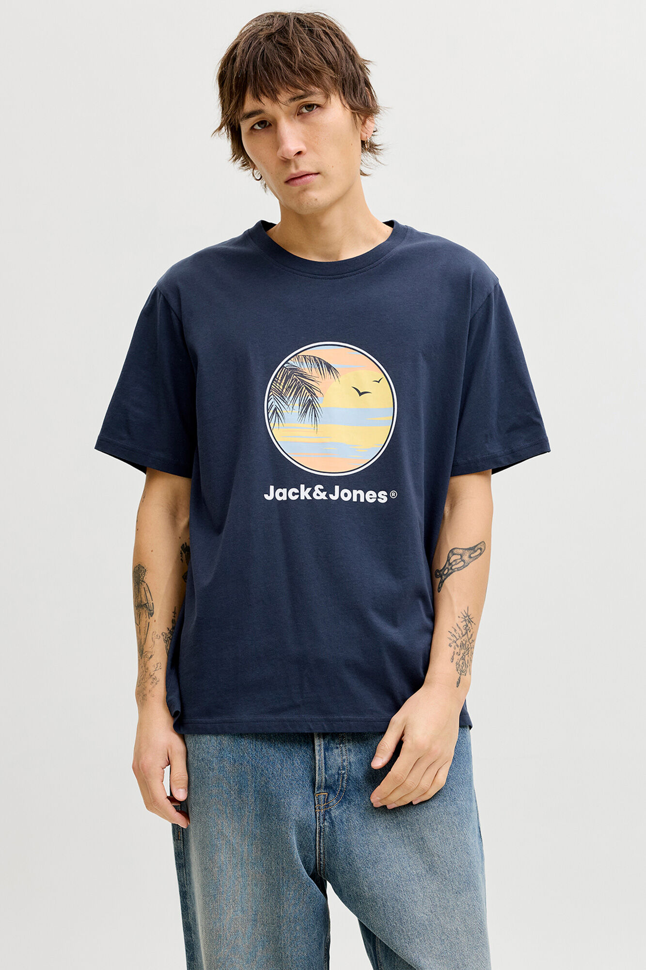 Jack & Jones Camiseta manga corta de algod&oacute;n