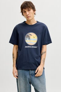 Jack & Jones T-shirt manga curta em algod&atilde;o