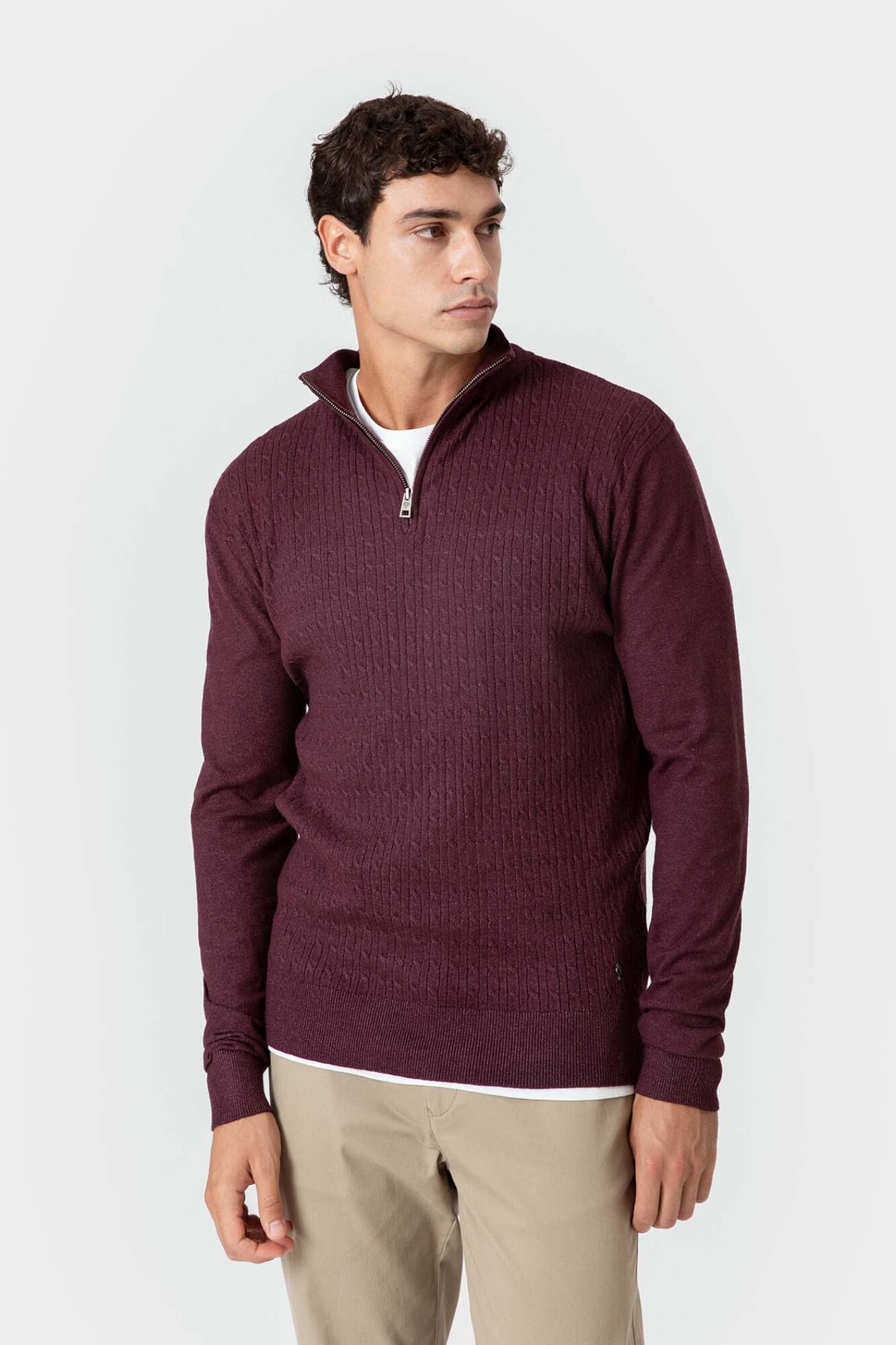 Celopman Camisola de n&oacute;s com fecho-&eacute;clair