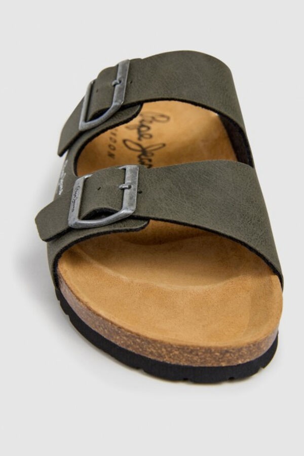 Pepe Jeans Sand&aacute;lias anat&oacute;micas fivela dupla estampado