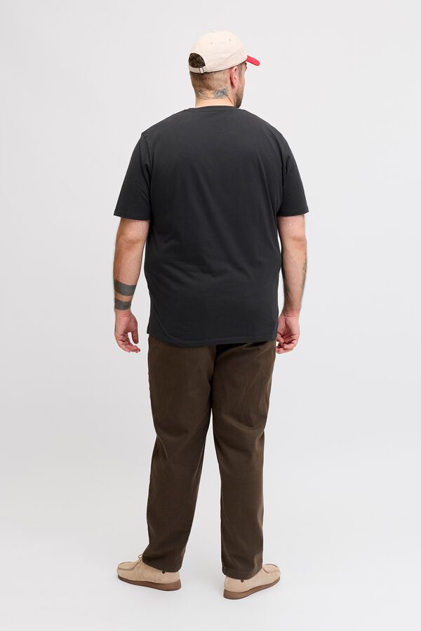 Jack & Jones PLUS T-shirt de manga curta com logo preto