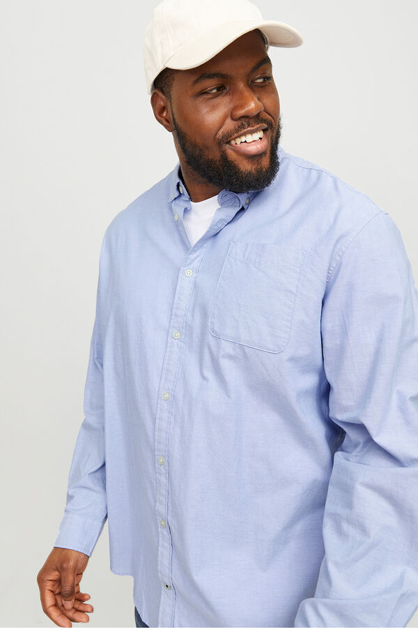 Jack & Jones PLUS Camisa PLUS de regular fit azul
