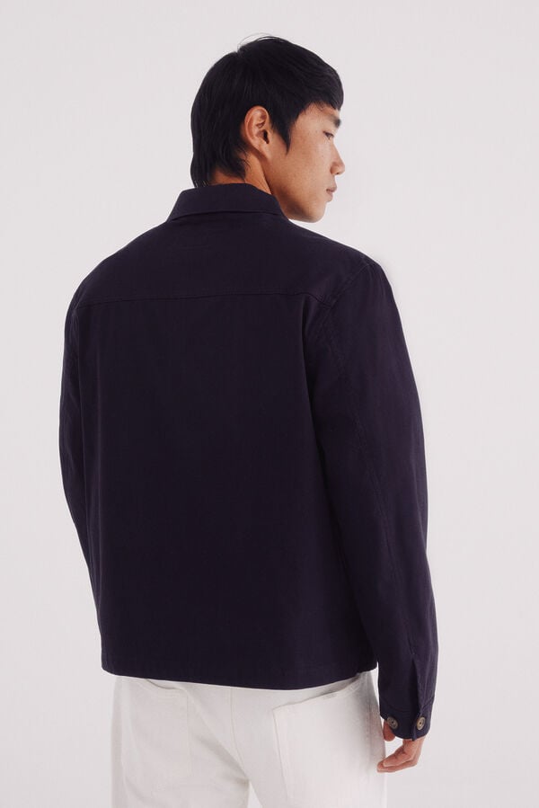 Springfield Sobrecamisa algodão azul