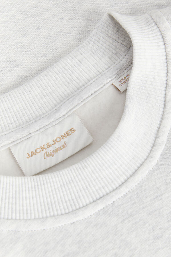 Jack & Jones Sweatshirt gola redonda branco