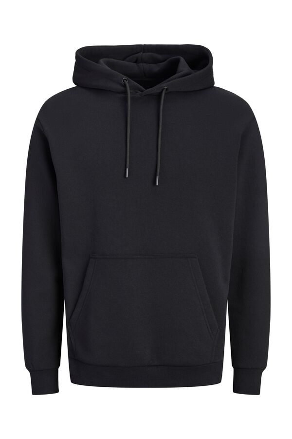Jack & Jones Hooded relaxed sweatshirt black