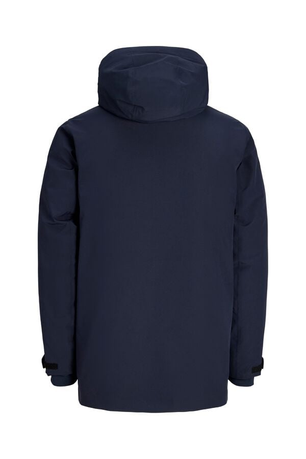 Jack & Jones Parka imperme&aacute;vel com capuz azul