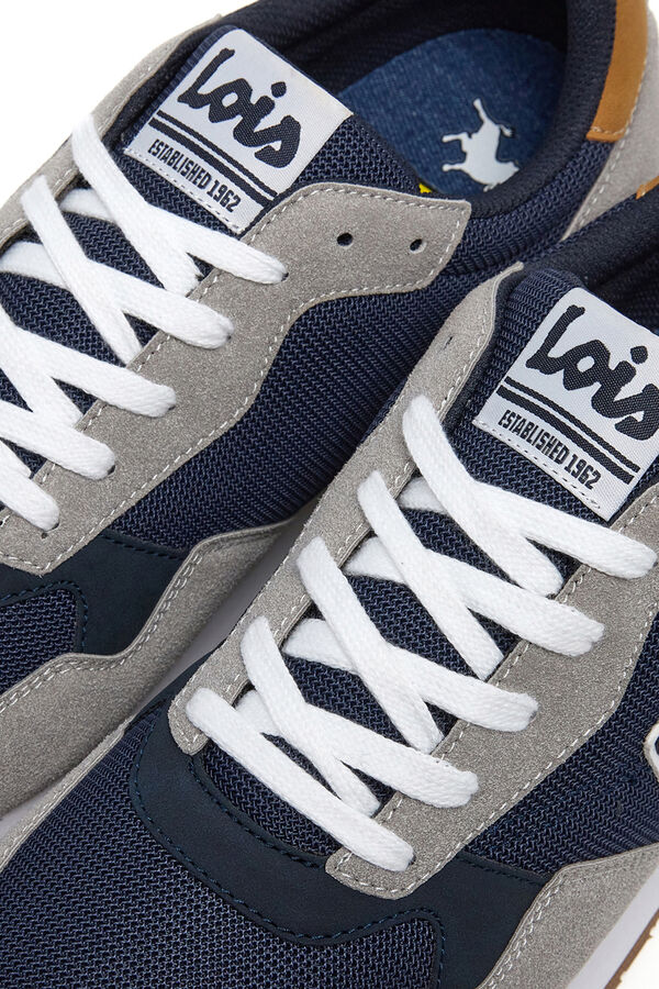 Lois T&ecirc;nis de corrida masculino Lois para lazer azul