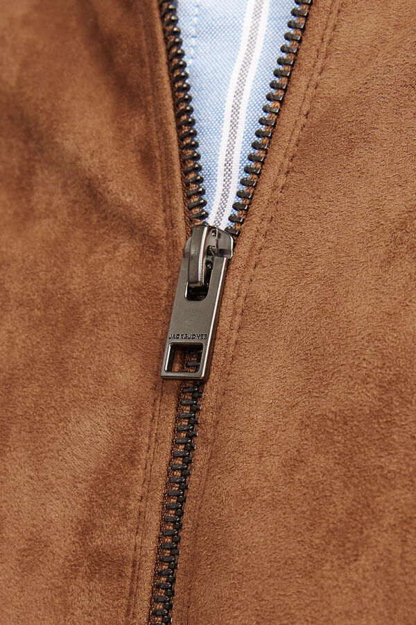 Jack & Jones Leather -effect jacket nude