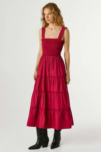 Pepe Jeans Vestido largo manga corta