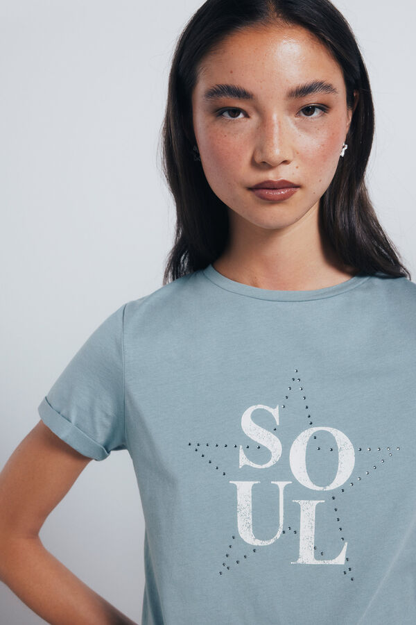 Springfield Camiseta "Soul" verde
