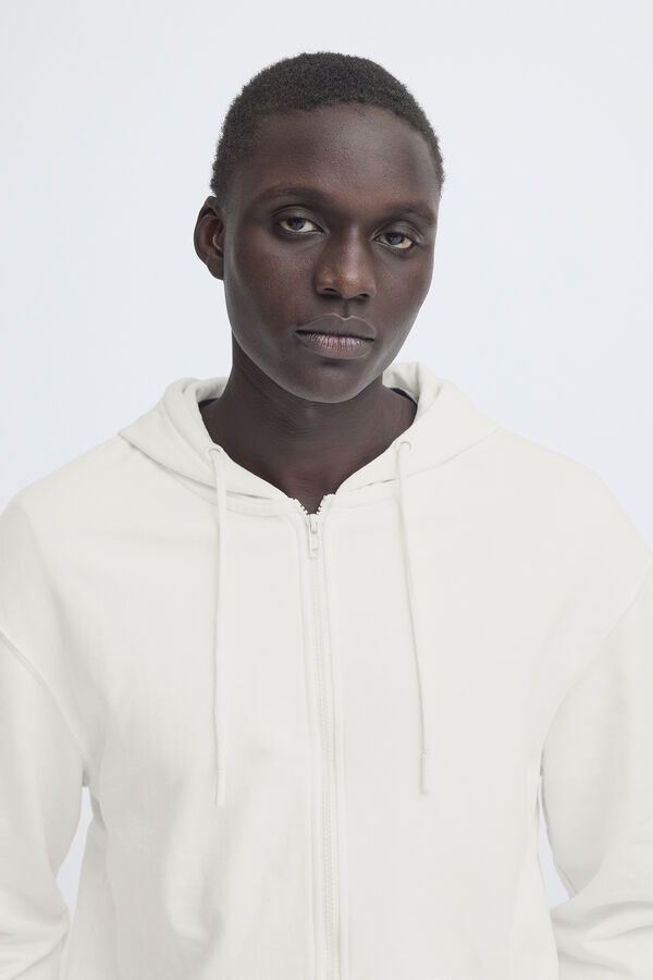 Blend Sweatshirt com capuz branco