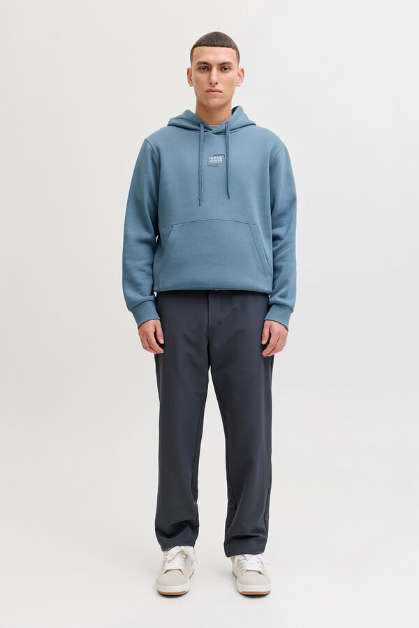 Jack & Jones Sweatshirt de capuz regular fit cinzento