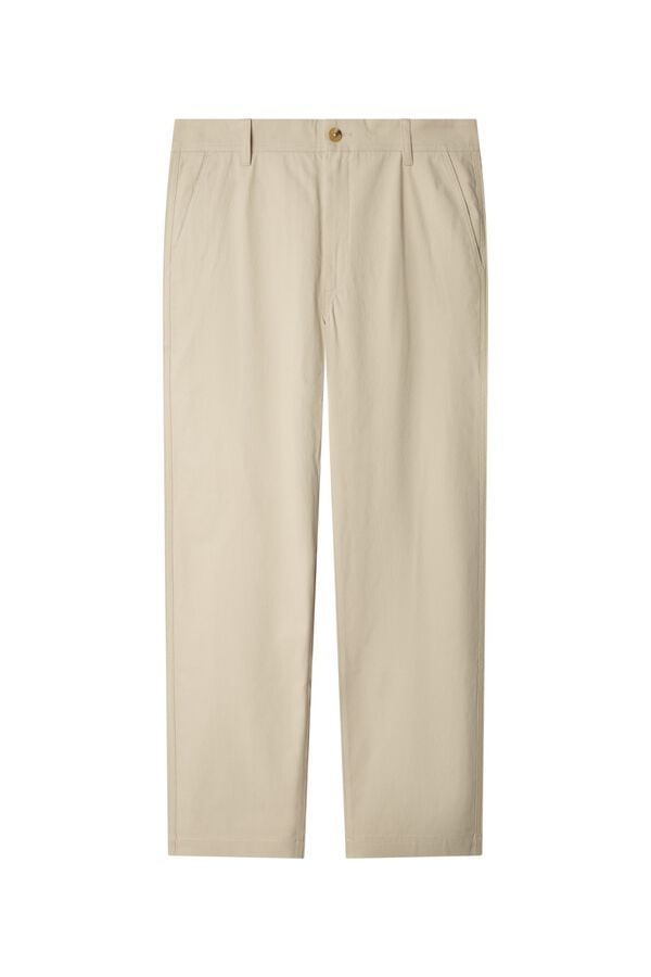 Springfield Cal&ccedil;a reta straight fit cru