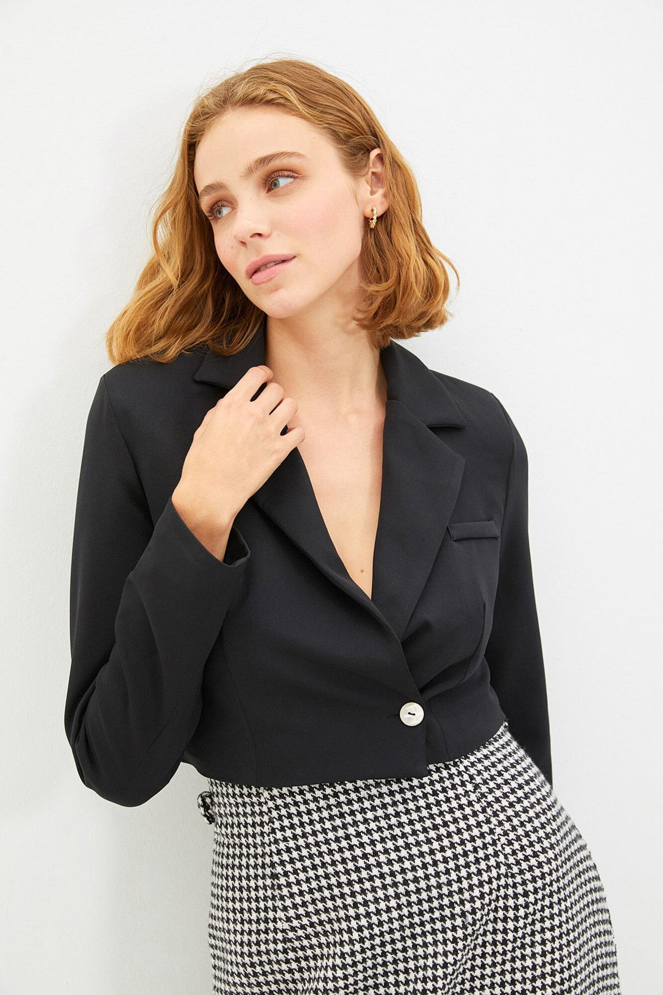 Trendyol Blazer corta