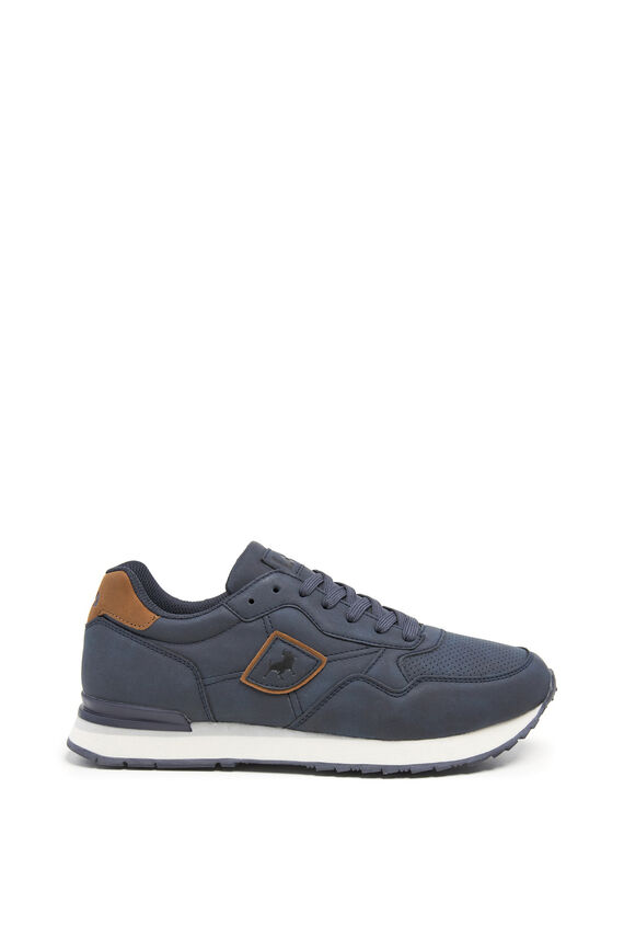 Zapatilla running efecto piel