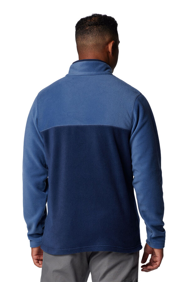 Columbia polar para homem Steens Mountain™ II com zíper e meio fecho azul