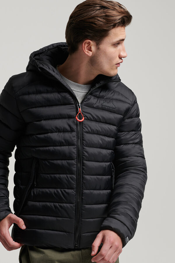 Hombre – Chaqueta con triple cremallera Fuji en Negro Superdry ES