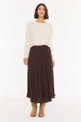 Systemaction Suéter de cabelo de festa bege