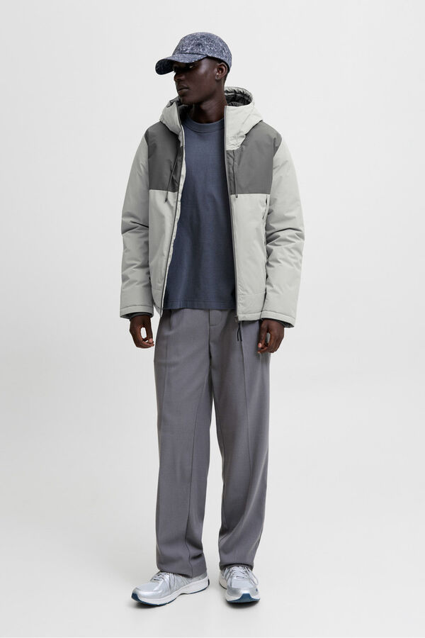 Jack & Jones Casaco acolchoada bicolor cinzento