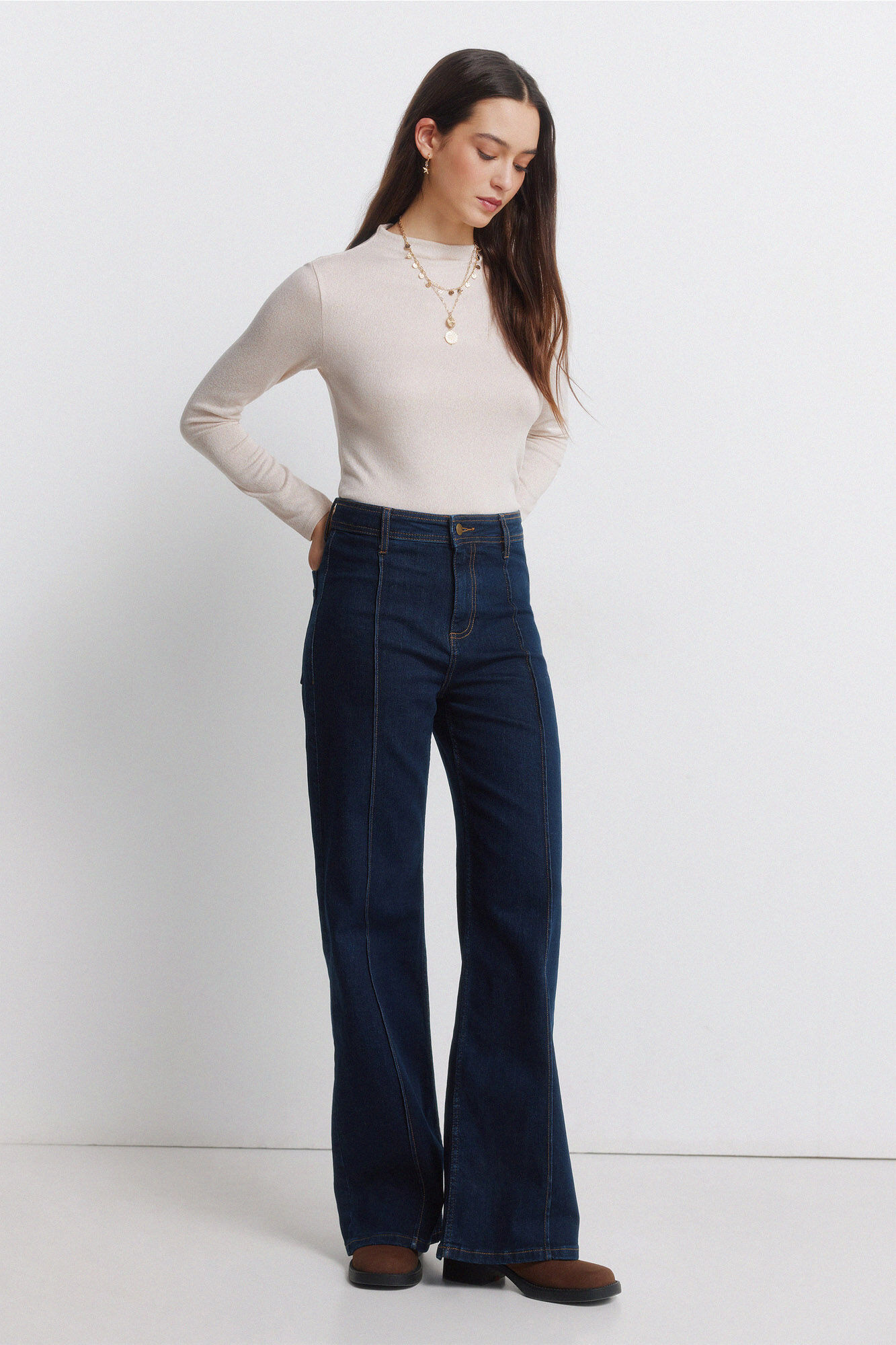 Springfield T-shirt com gola Perkins