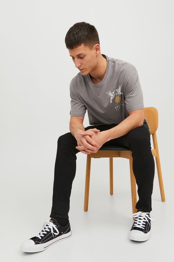 Jack & Jones Jeans skinny cinco bolsos preto