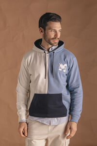 Celopman Sudadera Canguro Panelado Vertical