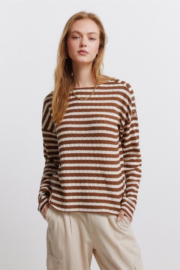 Springfield Jersey estructura botones nude