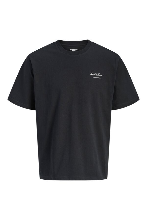 Jack & Jones PLUS T-shirt de manga curta com logo preto