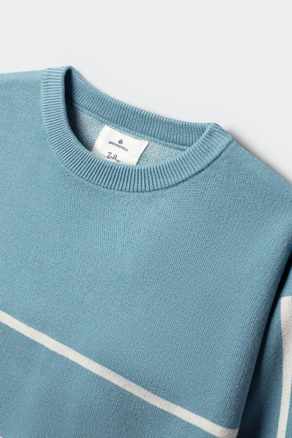 Springfield Kids Camisola "Blooming" de crian&ccedil;a azul