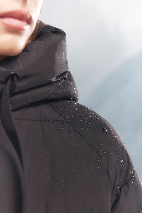 Springfield Casaco acolchoada repelente à água Sorona Aura preto