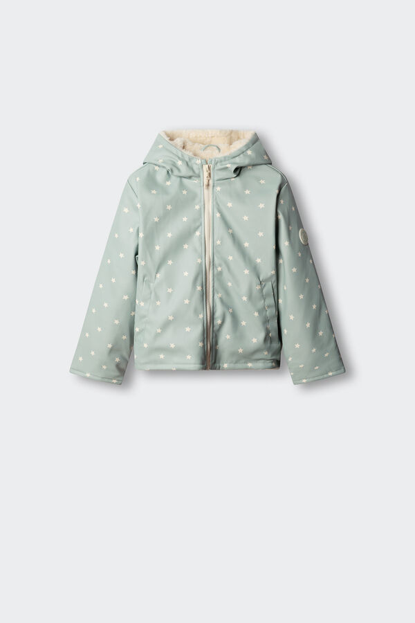 Springfield Kids Casaco emborrachado estampado menina verde
