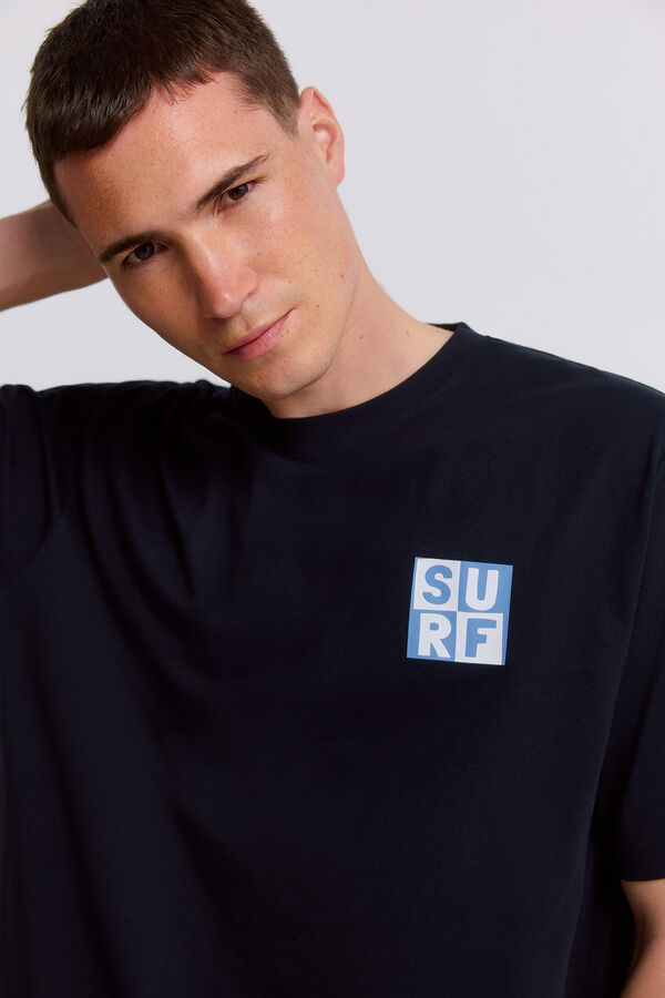 Springfield T-shirt de surf azul