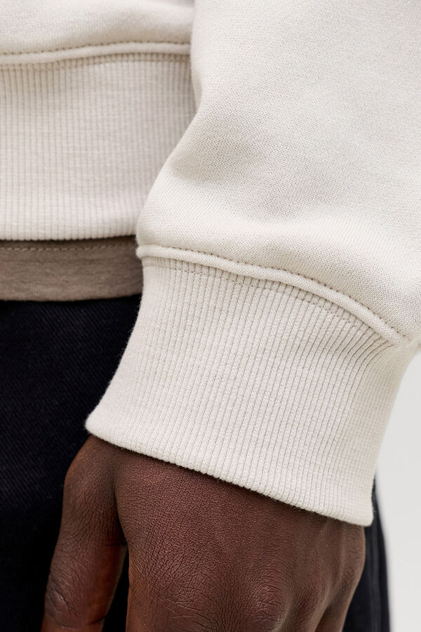 Jack & Jones Sweatshirt com capuz em felpa suave cinzento