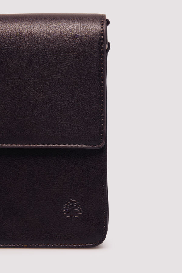 Springfield Bolsa transversal marrom pequena castanho