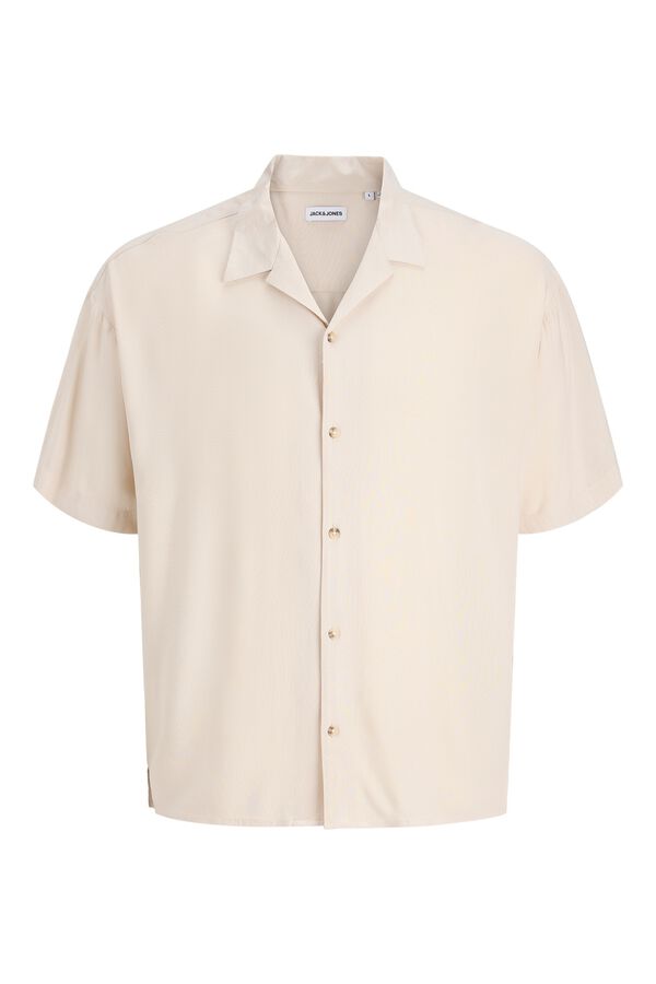 Jack & Jones Camisa relaxed fit em viscose cinzento