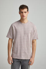 Springfield T-shirt risca estrutura vermelho