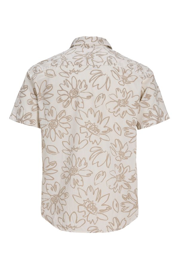Jack & Jones Camisa regular fit estampada branco