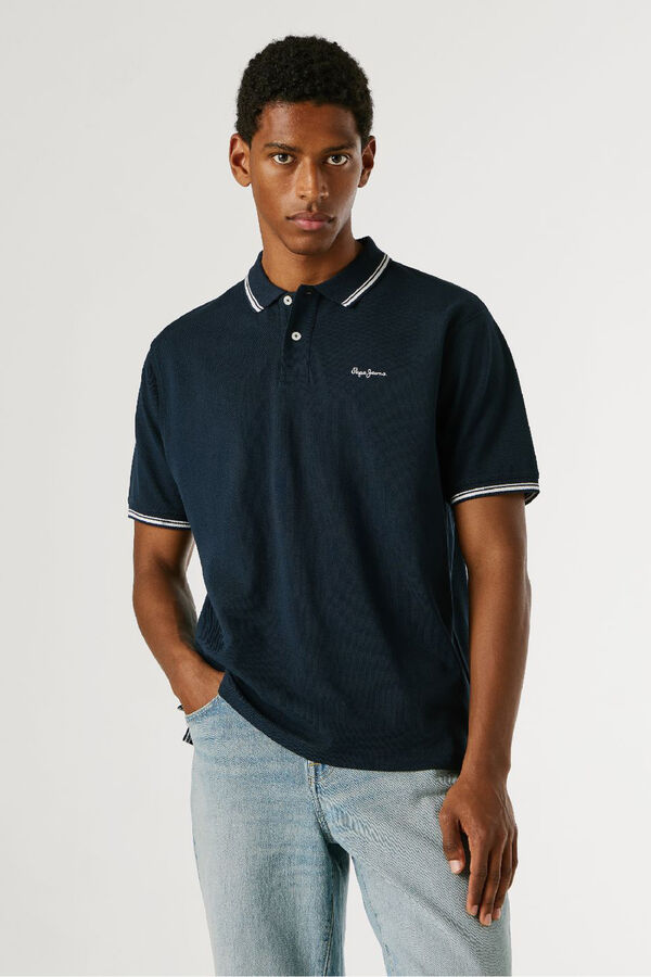 Pepe Jeans Short sleeve polo shirt blue