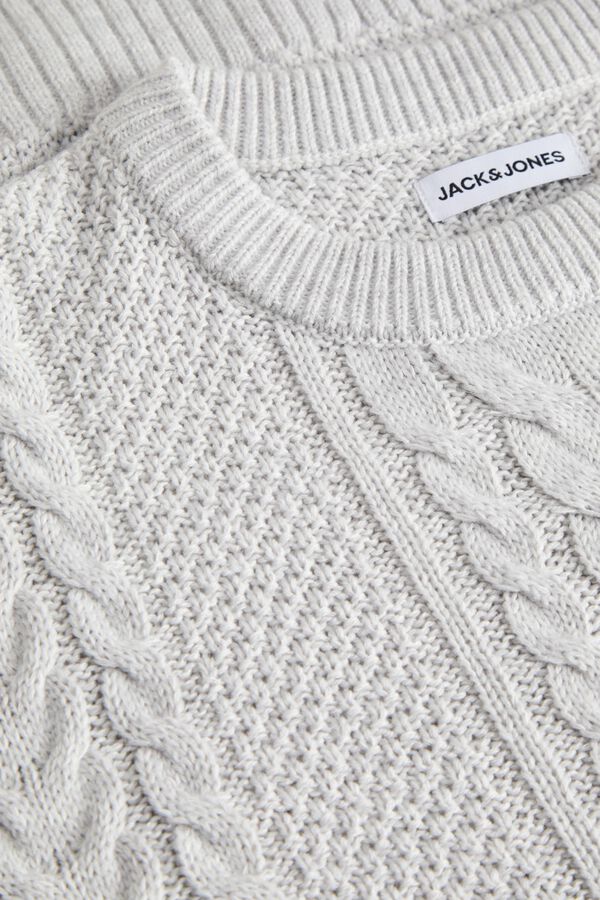 Jack & Jones Camisola regular gola redonda branco