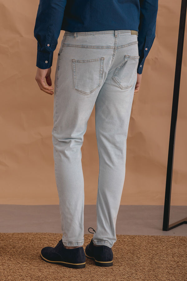 Celopman Jeans fino e leve branco