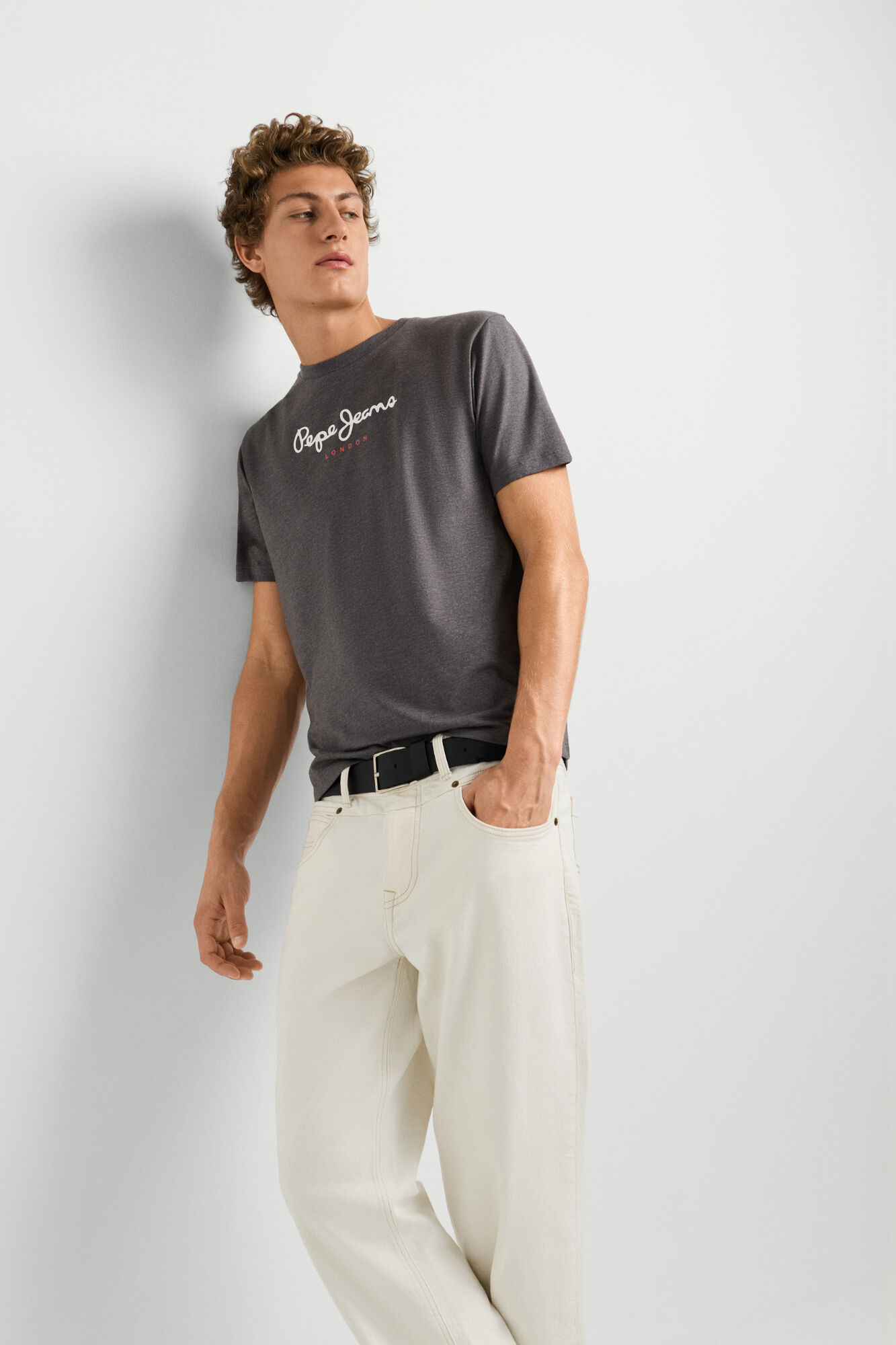 Pepe Jeans T-shirt de manga curta com logo